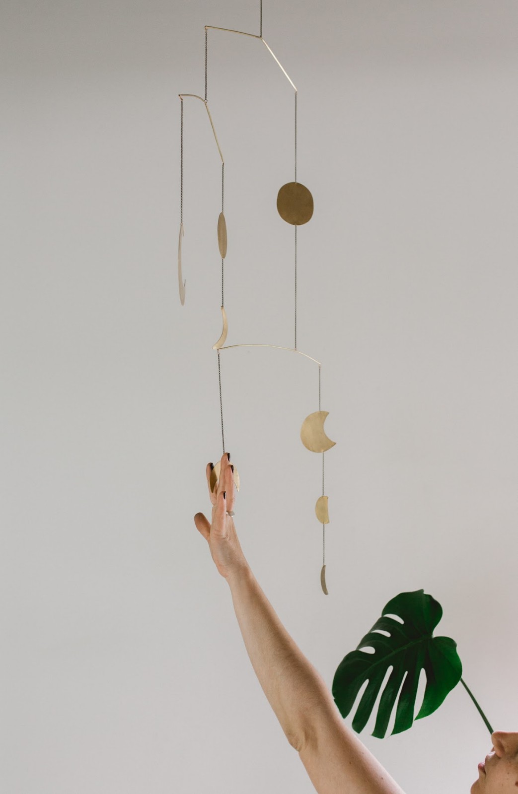brass baby mobile