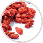 LYCIUM FRUIT an established super-food that moistens the Lungs and protects against the damage of overly dry climates. This fruit has also been shown to increase production of both red and white blood cells, as well as sharpen visual acuity.