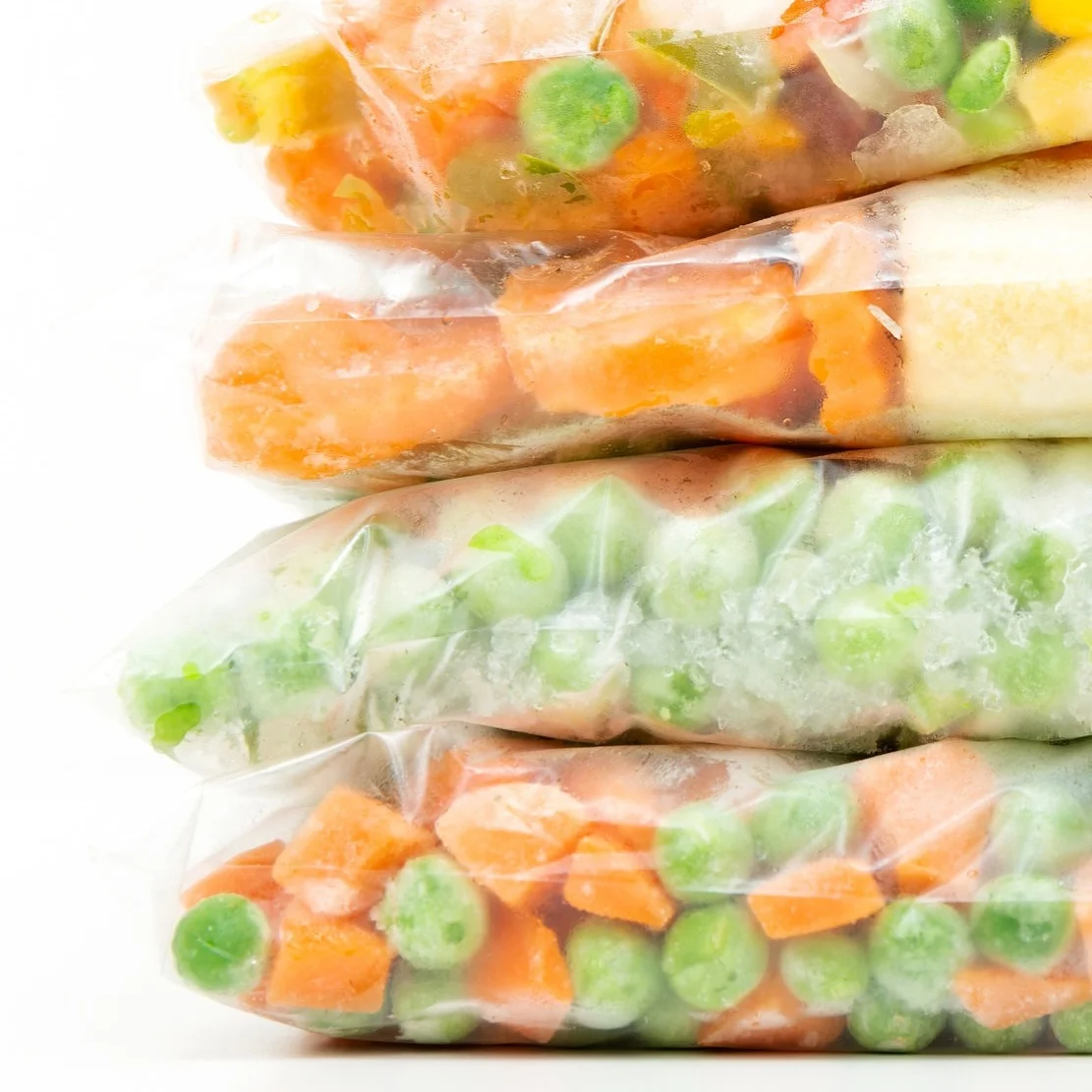 Stack to save freezer space