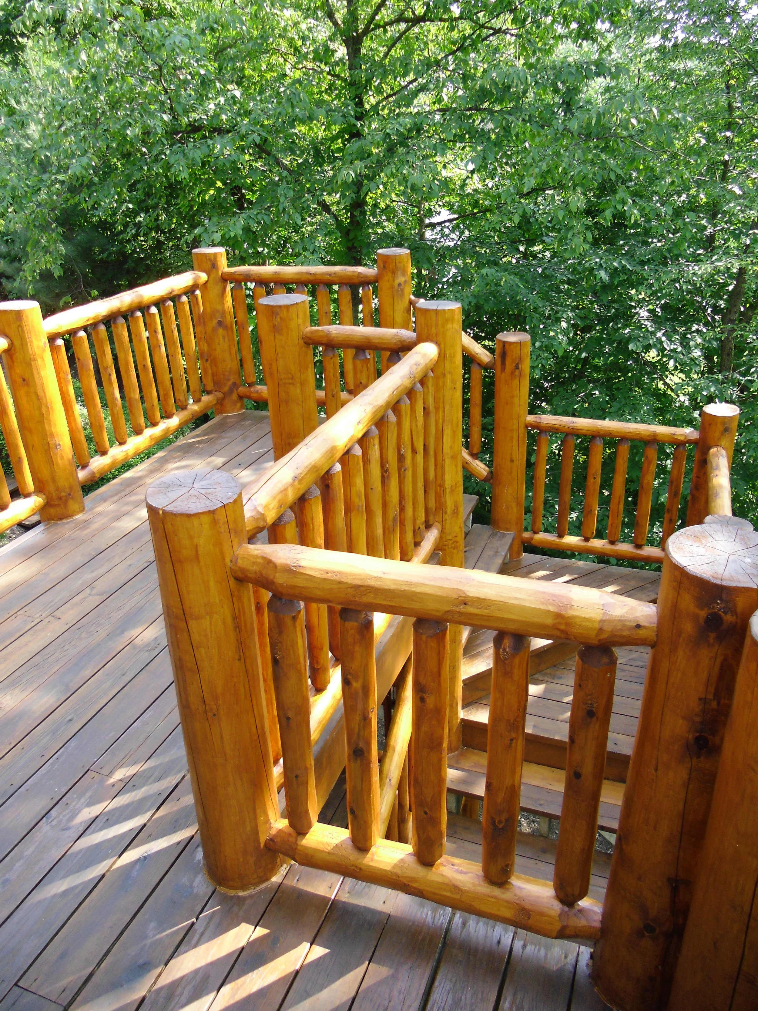 Log Railings &amp; Posts