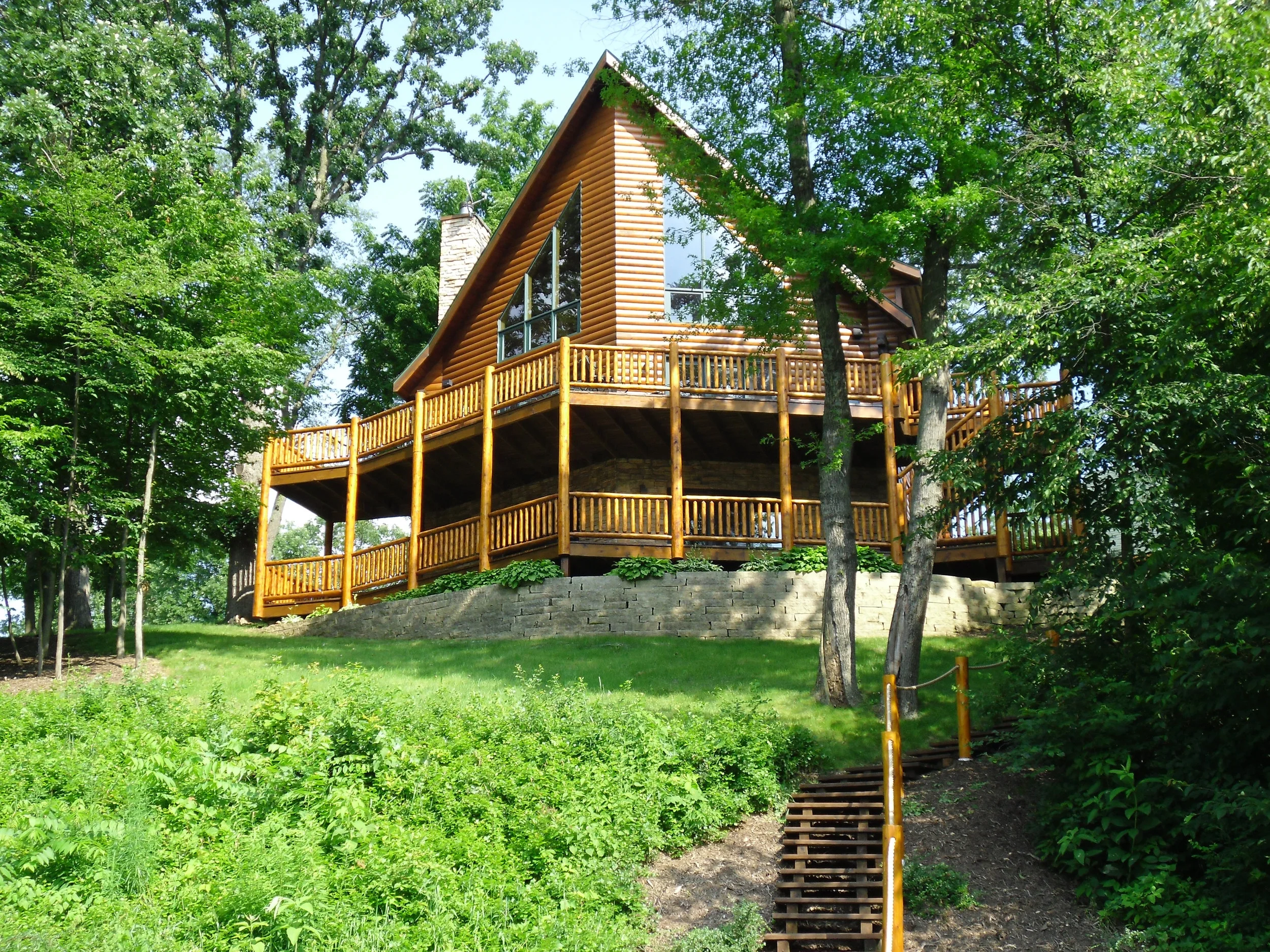STANDARD LOG SPINDLE RAILING