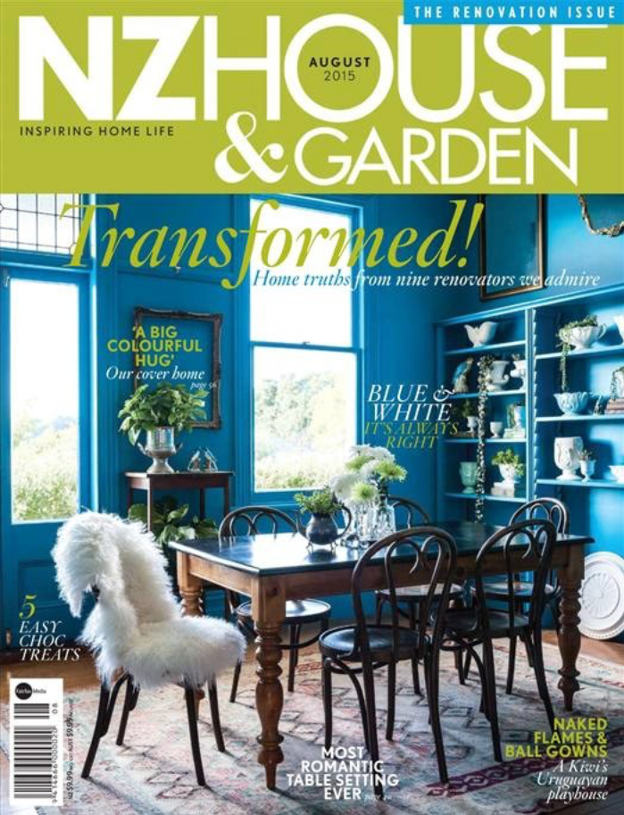 NZ HOUSE &amp; GARDEN AUG 2015