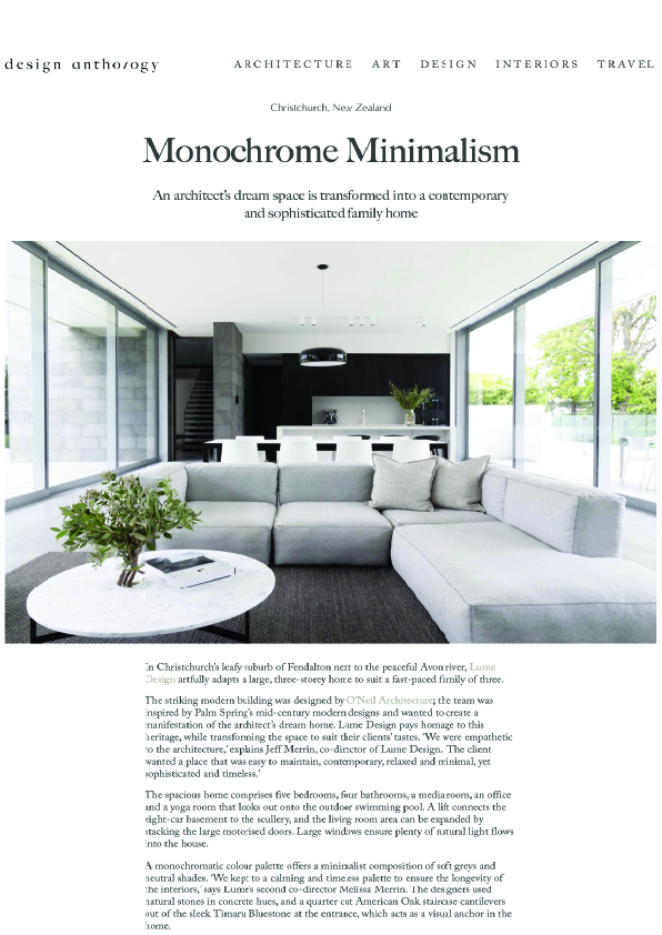 DESIGN ANTHOLOGY FEATURE