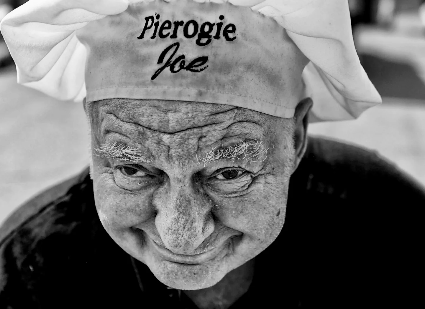 “Pierogi” Joe Stanavage, 82, at the annual Edwardsville Pierogie Festival in Edwardsville, Pa.