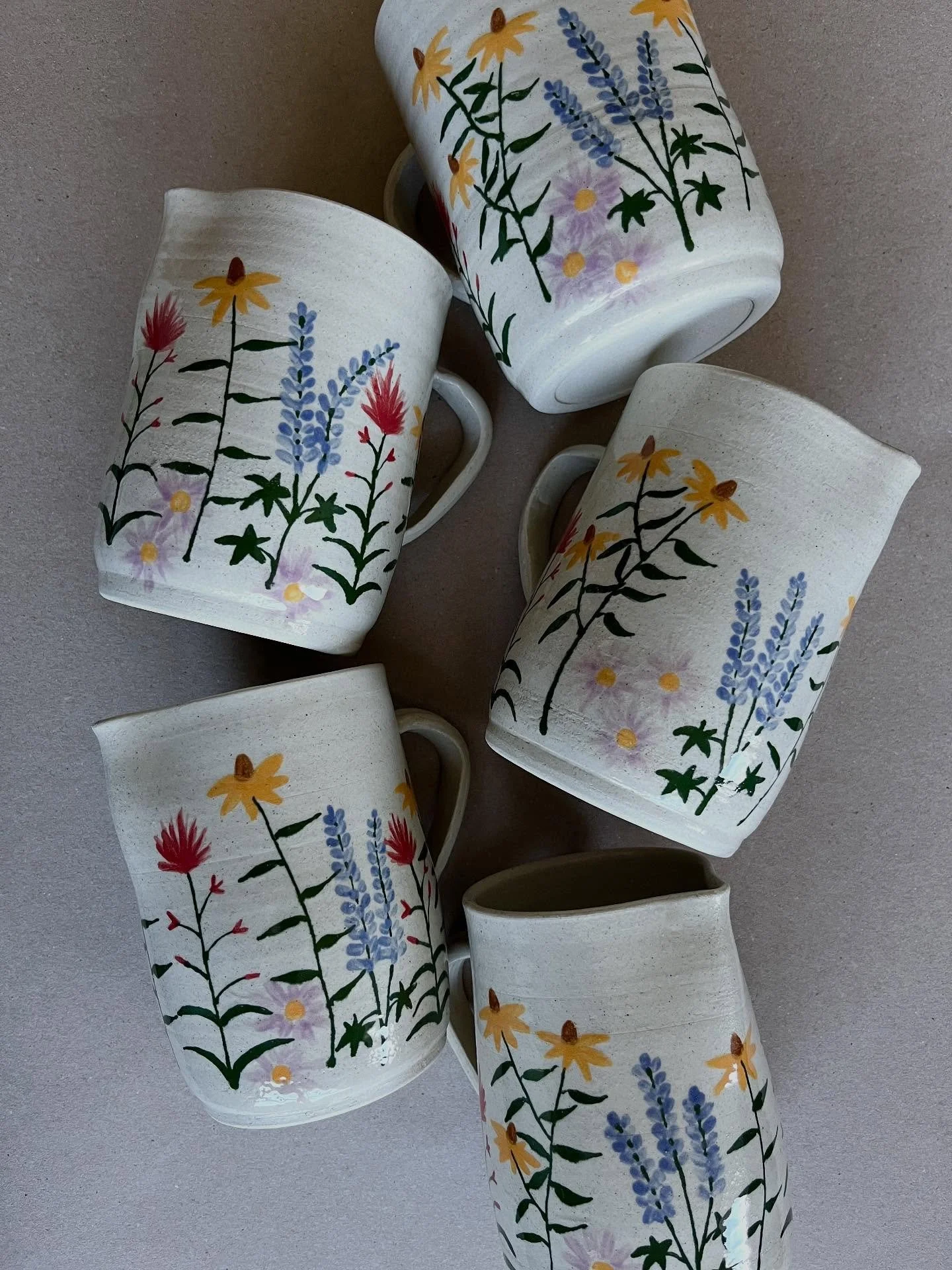 Mountain wildflowers will always inspire me! A few pitchers are now available in @botanicalife.ca 🪻🌻