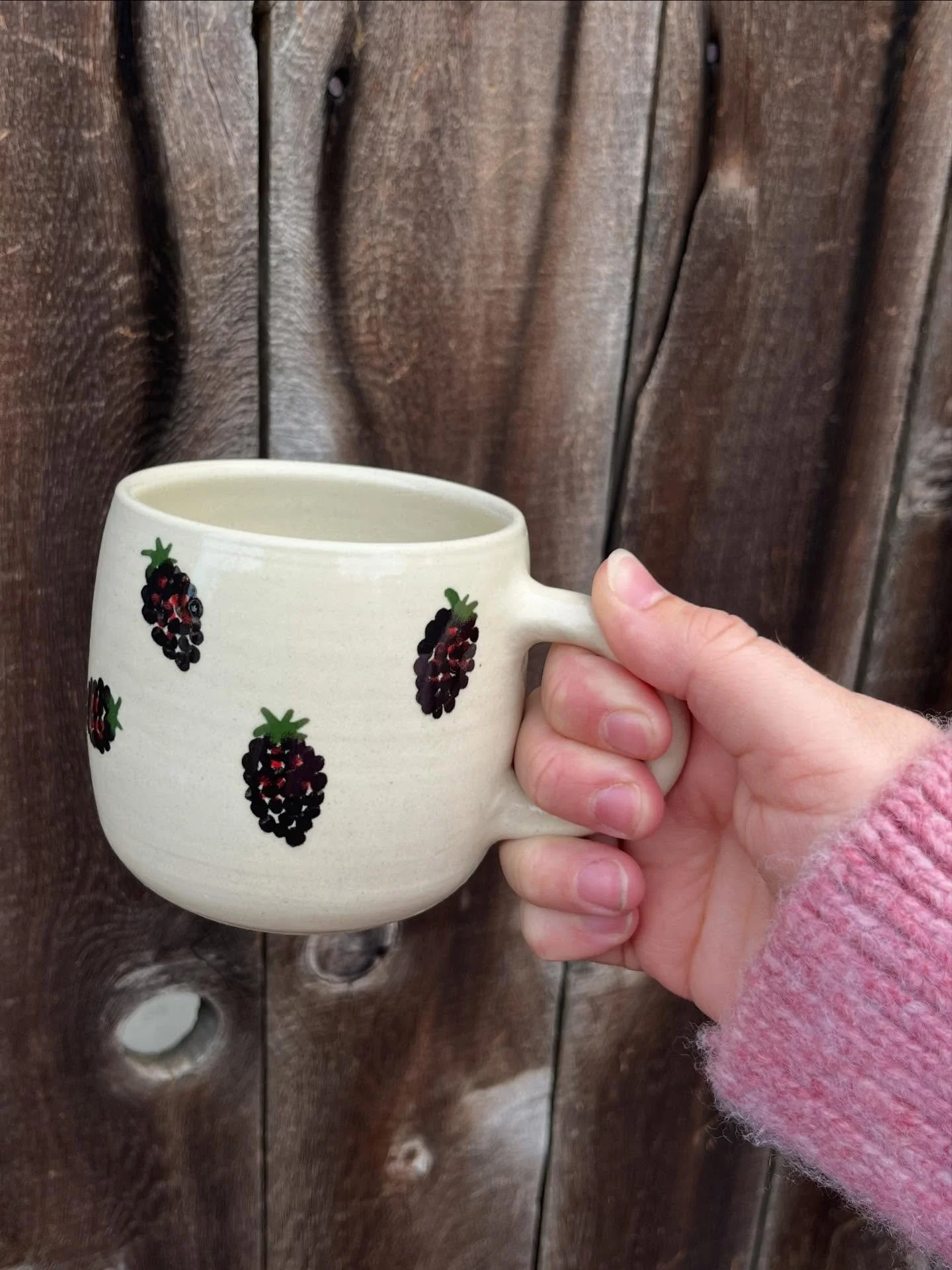 A Marionberry mug has been made! Something I&rsquo;ve wanted to do and finally had a chance to add it to the kiln. Marionberry is our favorite jam here in the PNW!