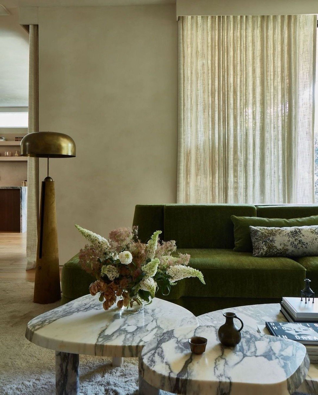 Green sofa dreams. (Design by @jakearnold) #thecravecollective #interiordesign #design #interiors123 #luxury