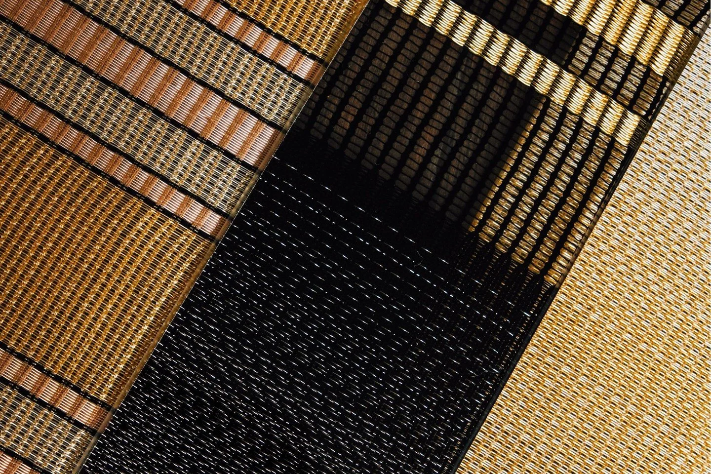 These deep rich weaves from @dougallpaulson are perfect for fall (or all year around). 🍂 #thecravecollective #art #color #artwork #weaving