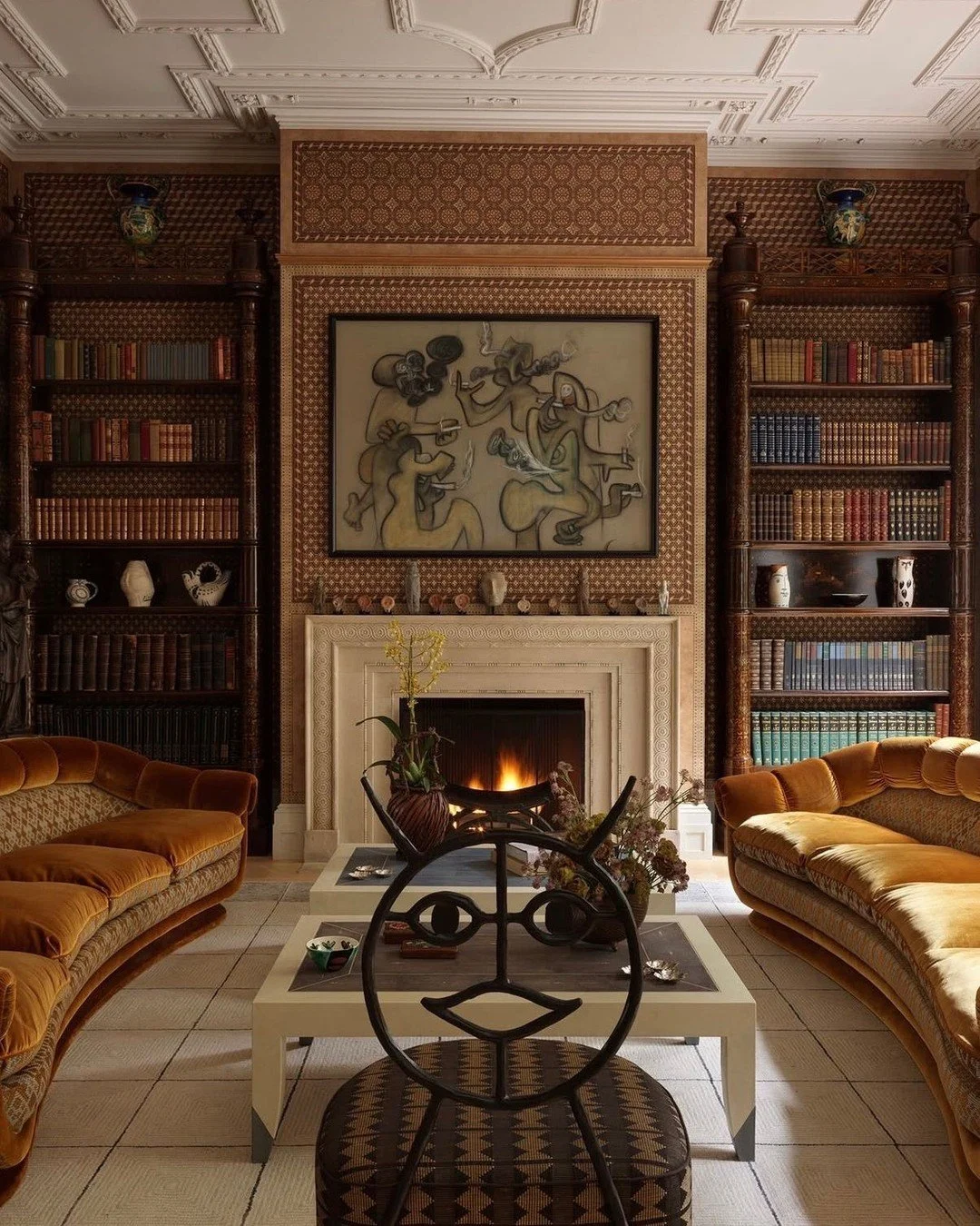 Sophisticated and luxurious! (Design by @fernando_santangelo, photo by @simonuptonphotos)  #thecravecollective #interiordesign #design #livingroom #interiors123