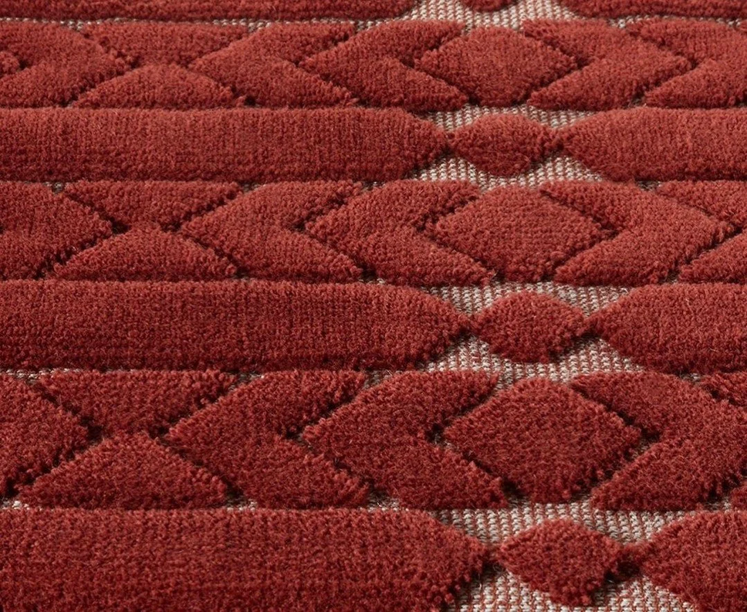 Detail of a rug from the Jardin Int&eacute;rieur collection, designed by @indiamahdavi for @lamanufacturecogolinofficiel, in the Ancolie colorway.

The Jardin Int&eacute;rieur collection brings together India Mahdavi's universe and La Manufacture Cog