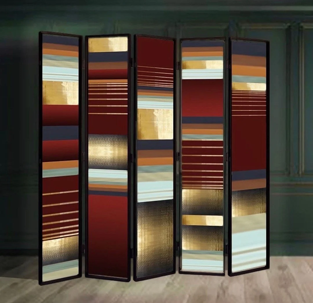 Bold and colorful this woven large-scale screen concept from @dougallpaulson is the perfect statement for any space.  #thecravecollective #art #color #artwork #weaving