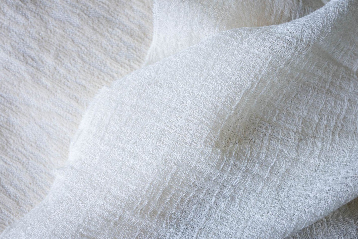 It&rsquo;s all in the details for this light airy Juno sheer fabric part of Crave Collection line ✨. #thecravecollection #fabric #textiles #texture #color