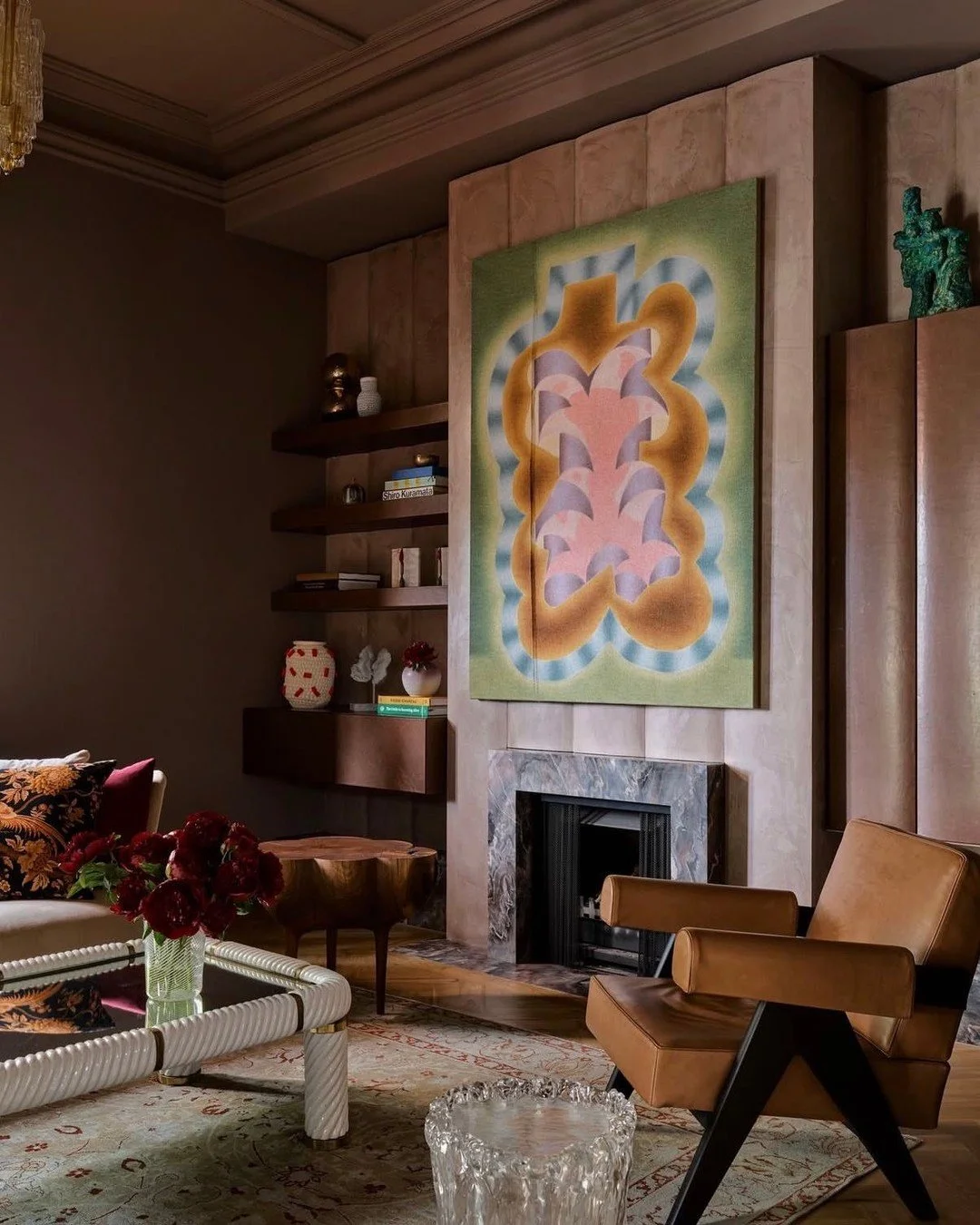 A chic and contemporary living space. (Design by @flackstudio_, photo by @smartanson)  #thecravecollective #interiordesign #design #livingroom #interiors123