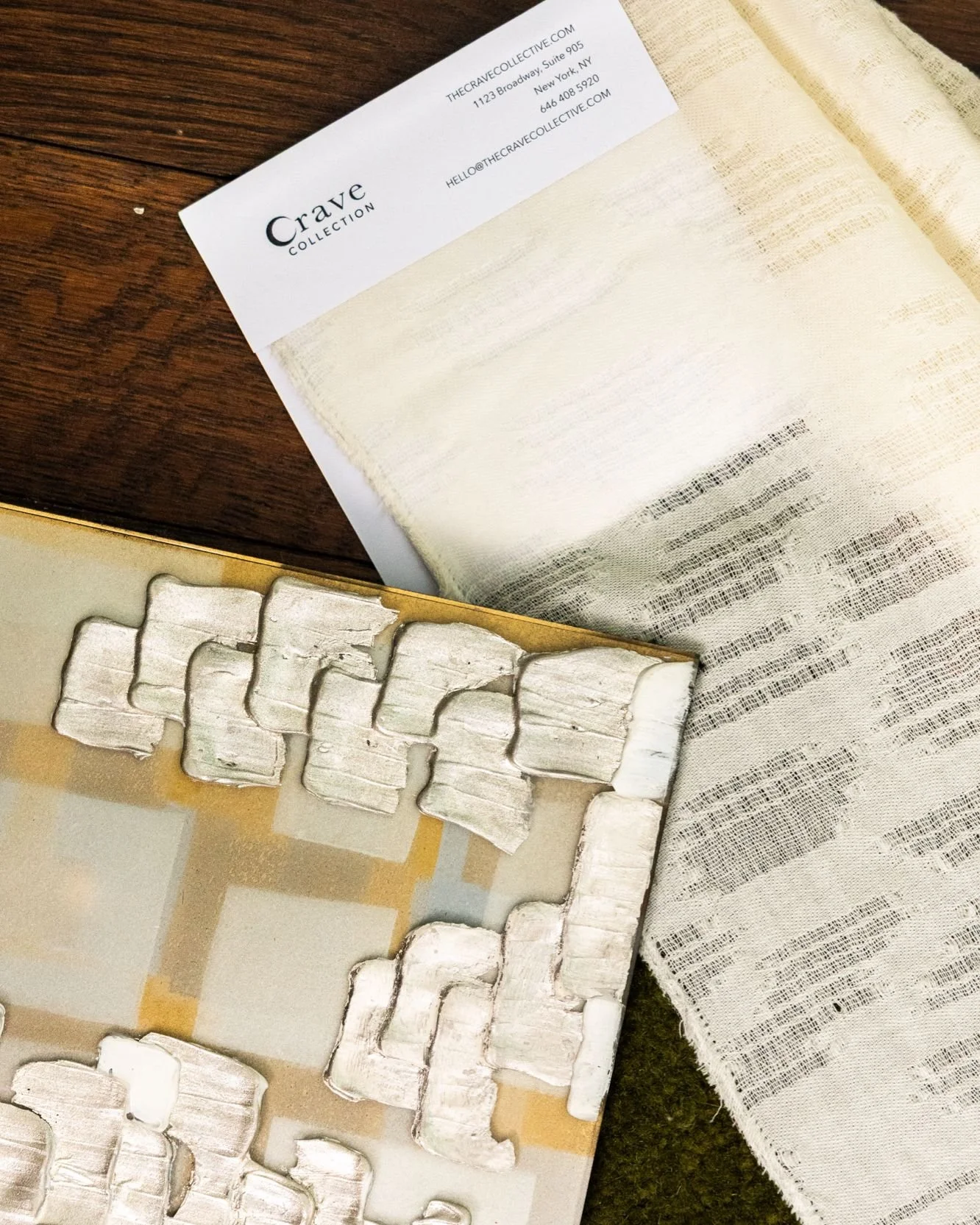 A gorgeous pairing. Shop the look at the Crave Salon.  #thecravecollection #fabric #textiles #texture #color