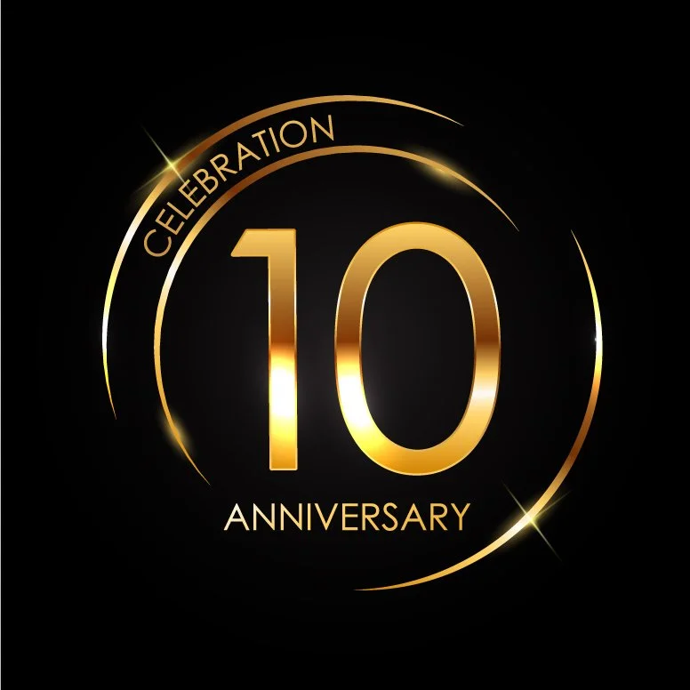10th Anniversary in business!