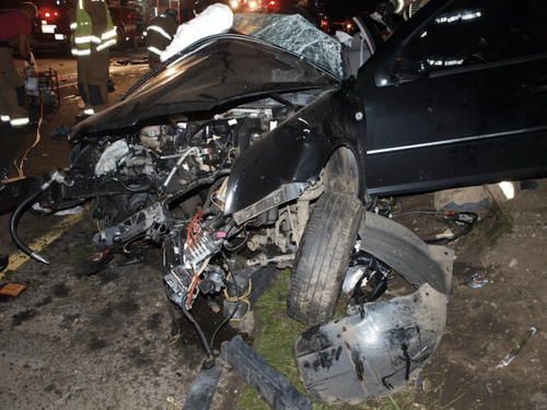 October 12, 2013 car accident.