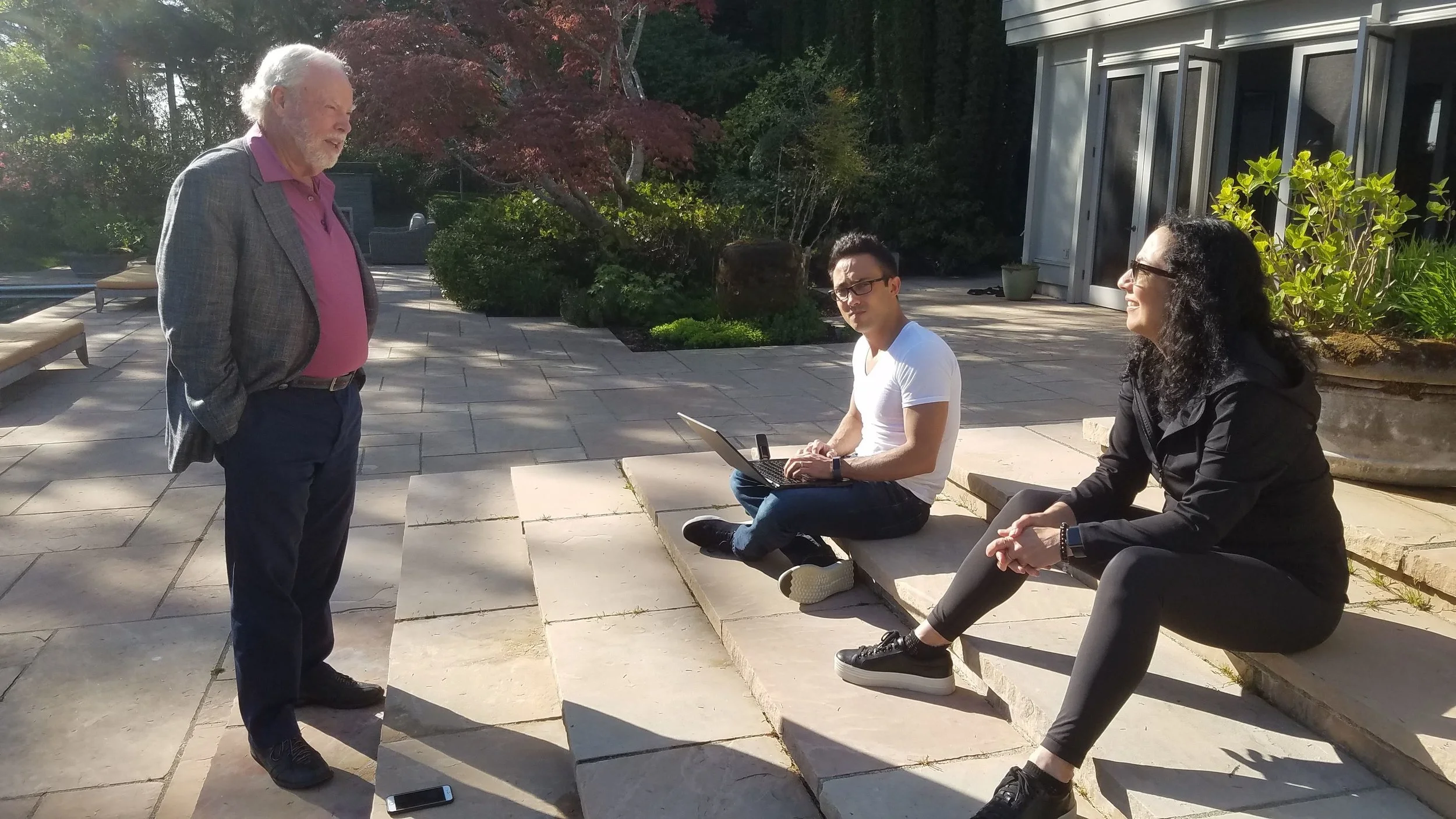 Pictured: Paul Stritmatter, Andrew Ackley, and Karen Koehler.