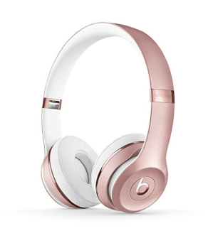 rose gold head phones in your carry on