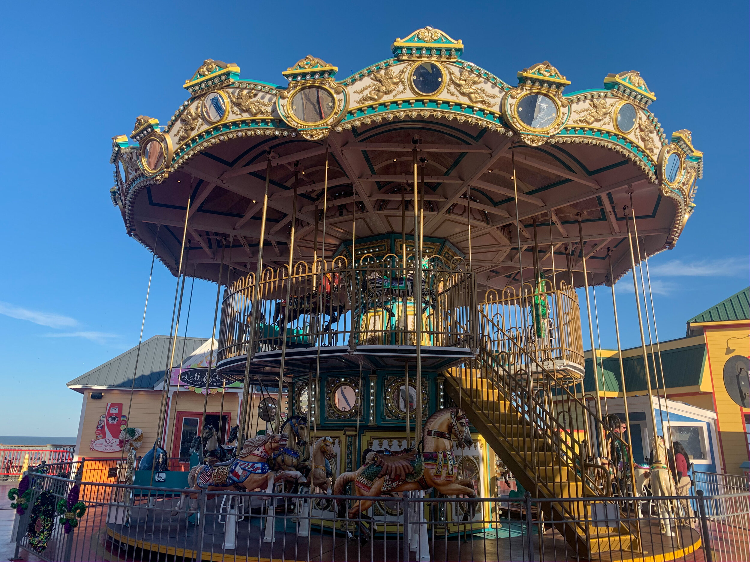 carrousel at the Pleasure Pier