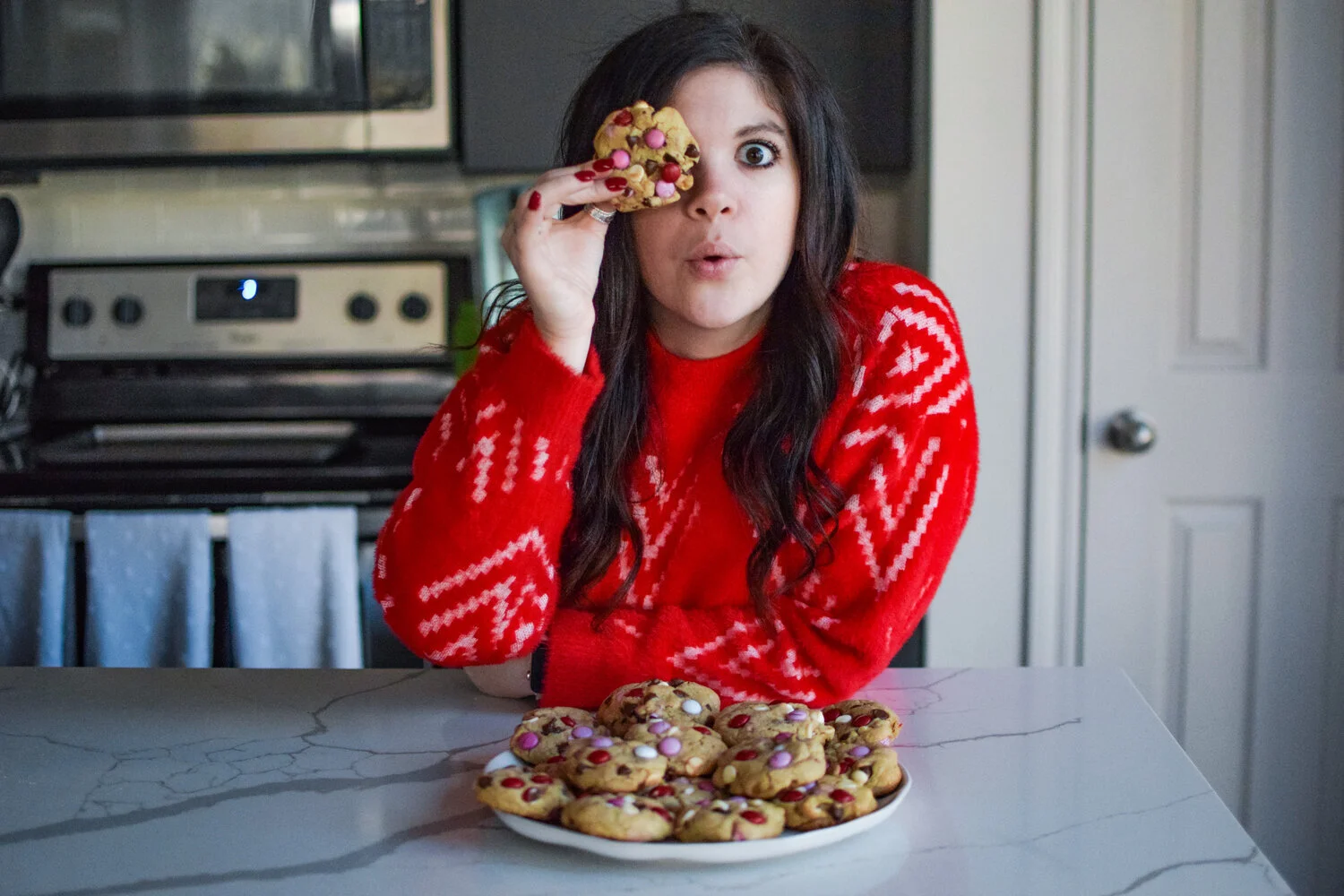 VALENTINE'S DAY M&amp;M COOKIE RECIPE