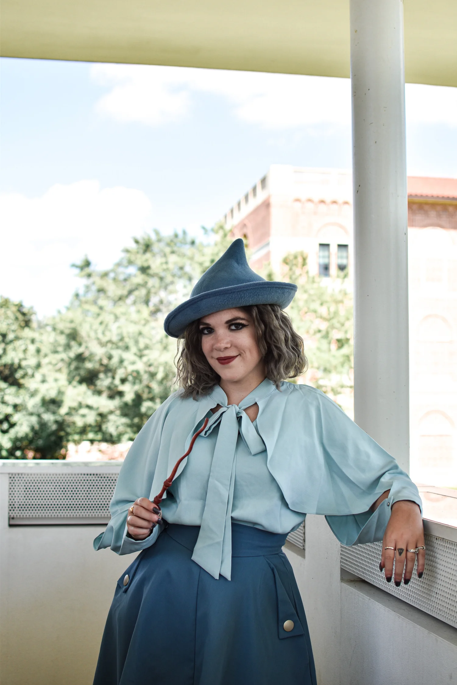 princess polly baby blue dress Family of Four DIY Halloween Costumes