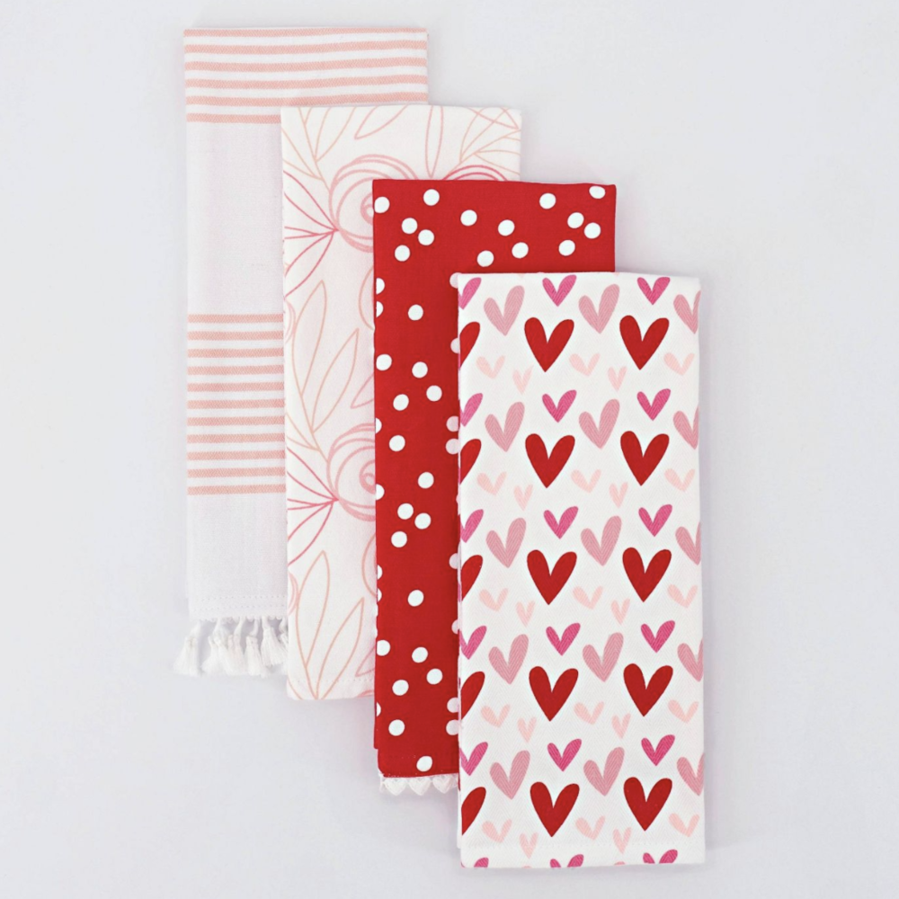 valentine's day themed napkins