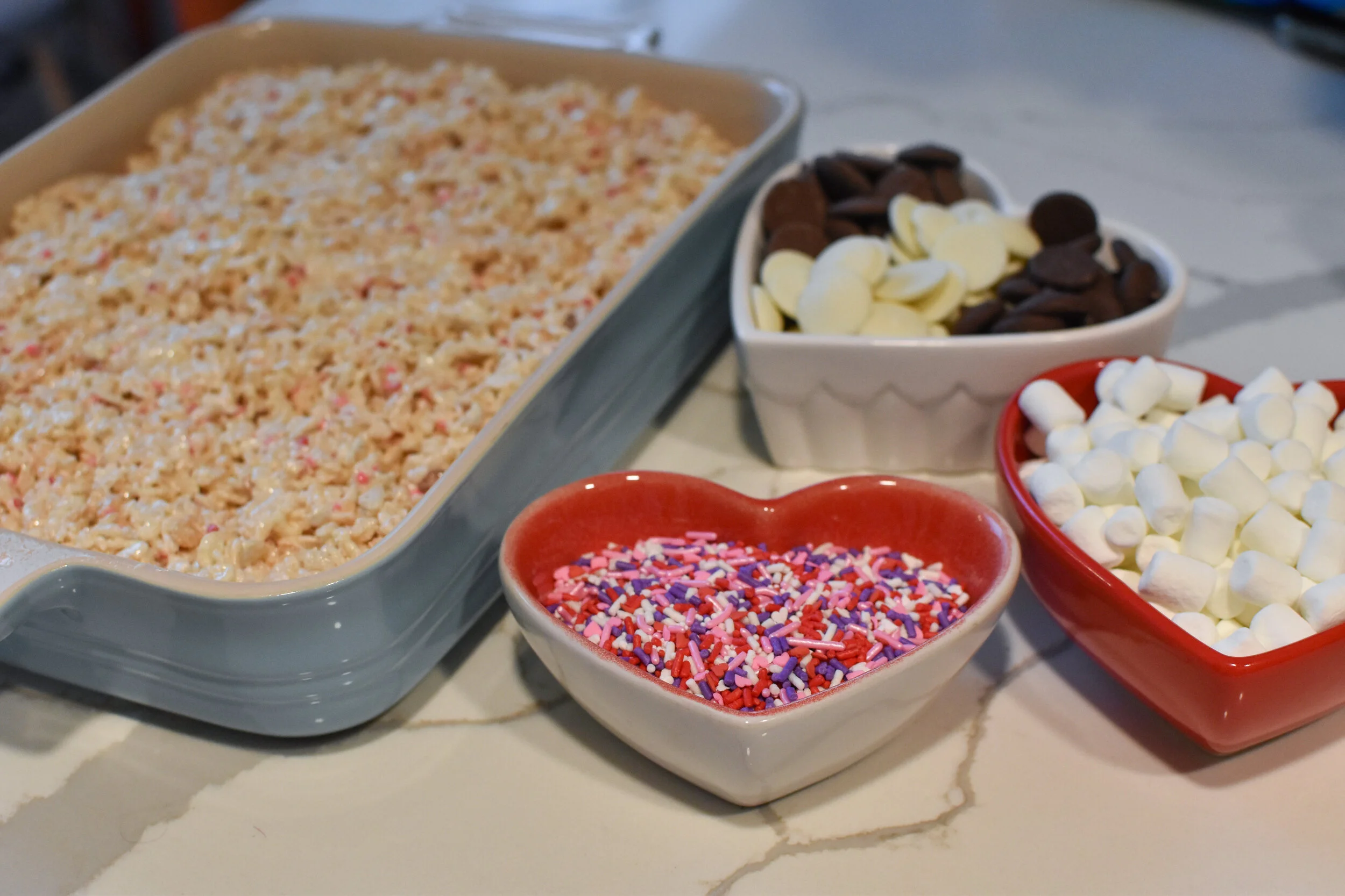 EASY HEART SHAPED RICE KRISPIE TREAT RECIPE