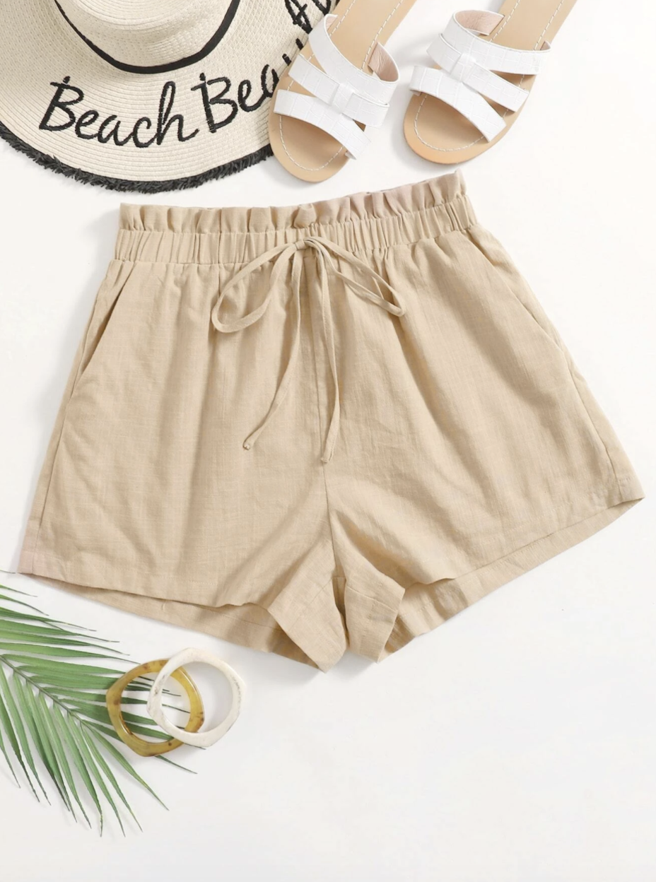 shorts flat lay 