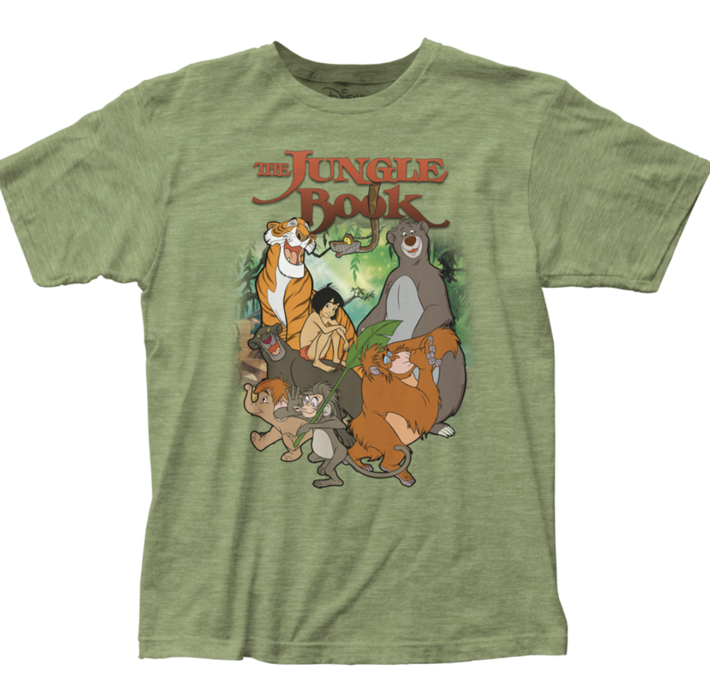 green shirt with lion king print