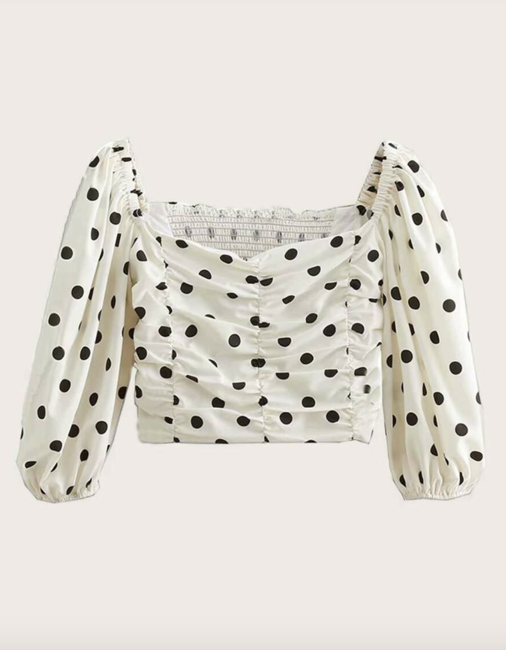 polka dot cropped top for outfits for disney park