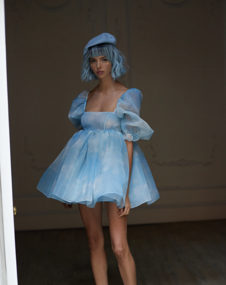 Head in the Clouds Puff Dress Dupes