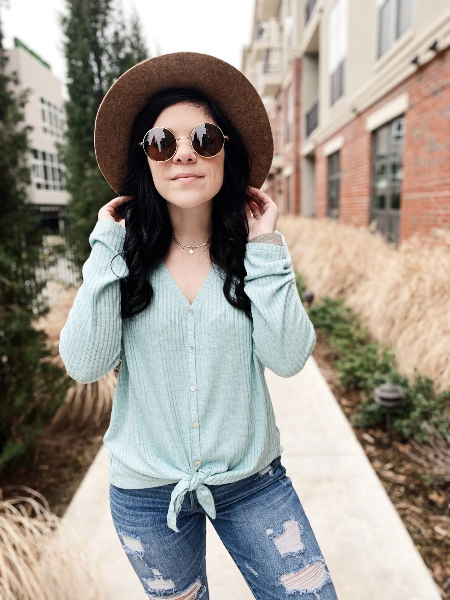 THE ALL DESIRED FRONT TIE TOP