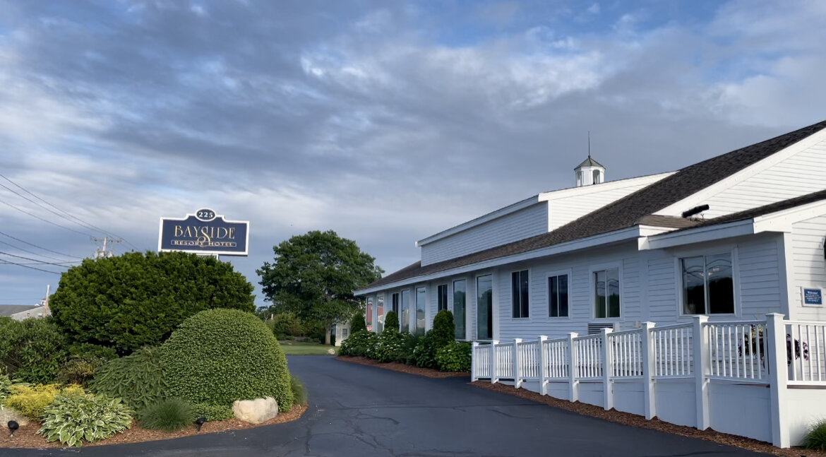 facade of Bayside Resort Hotel in CAPE COD IN WEST YARMOUTH