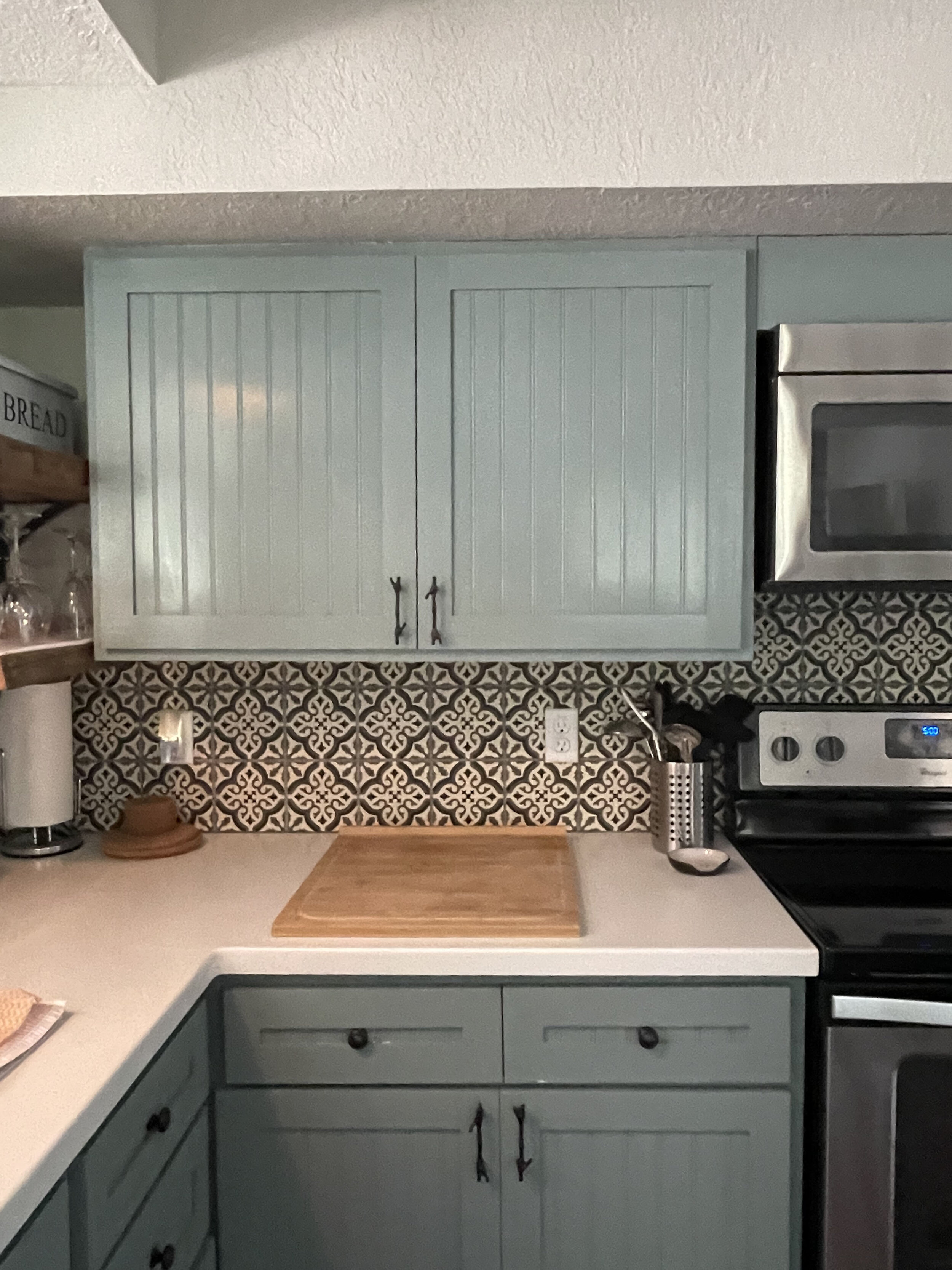 counter at the LAZY LAVENDER PROPERTIES IN WIMBERLEY, TEXAS