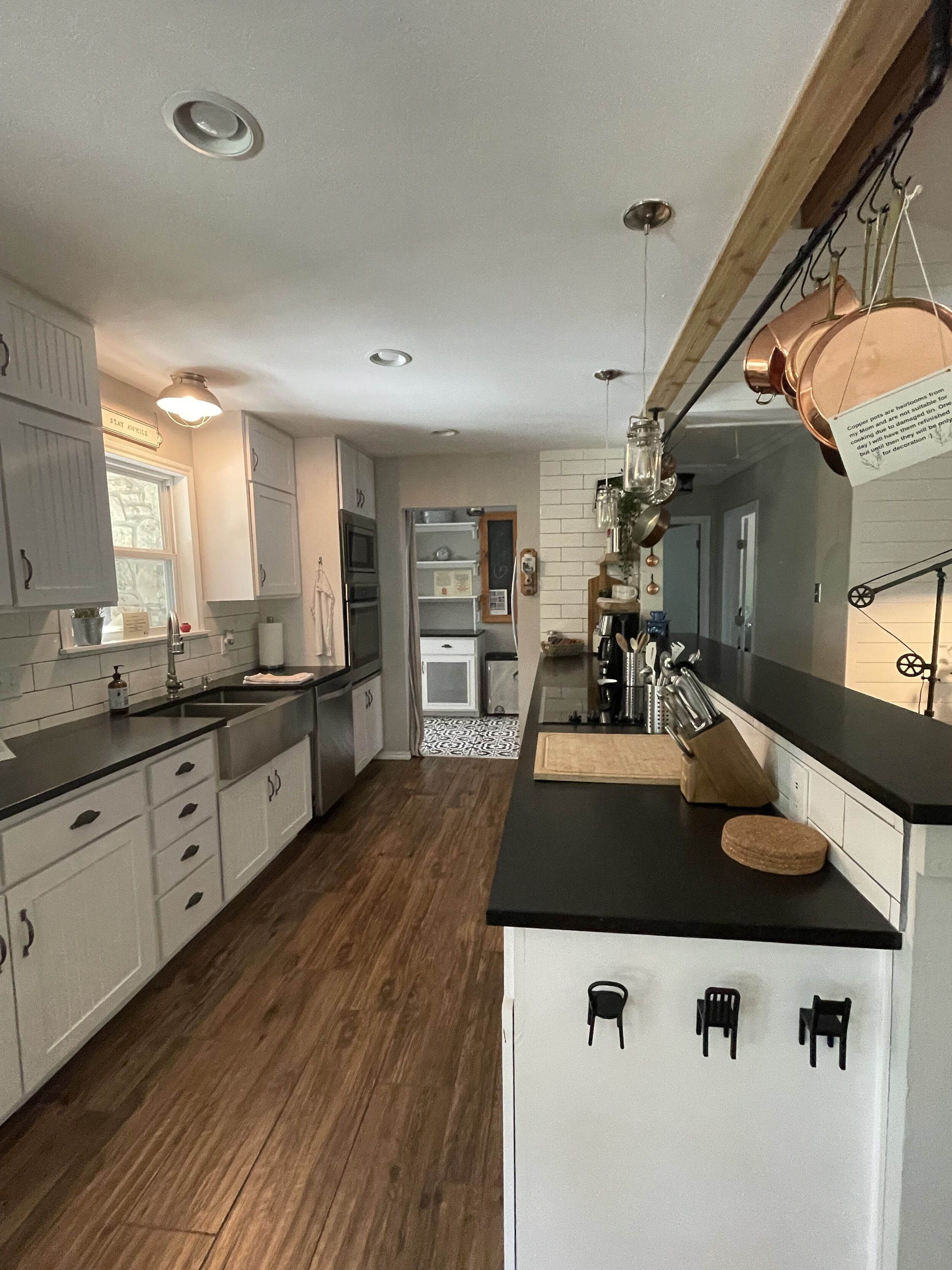 kitchen at LAZY LAVENDER PROPERTIES IN WIMBERLEY, TEXAS