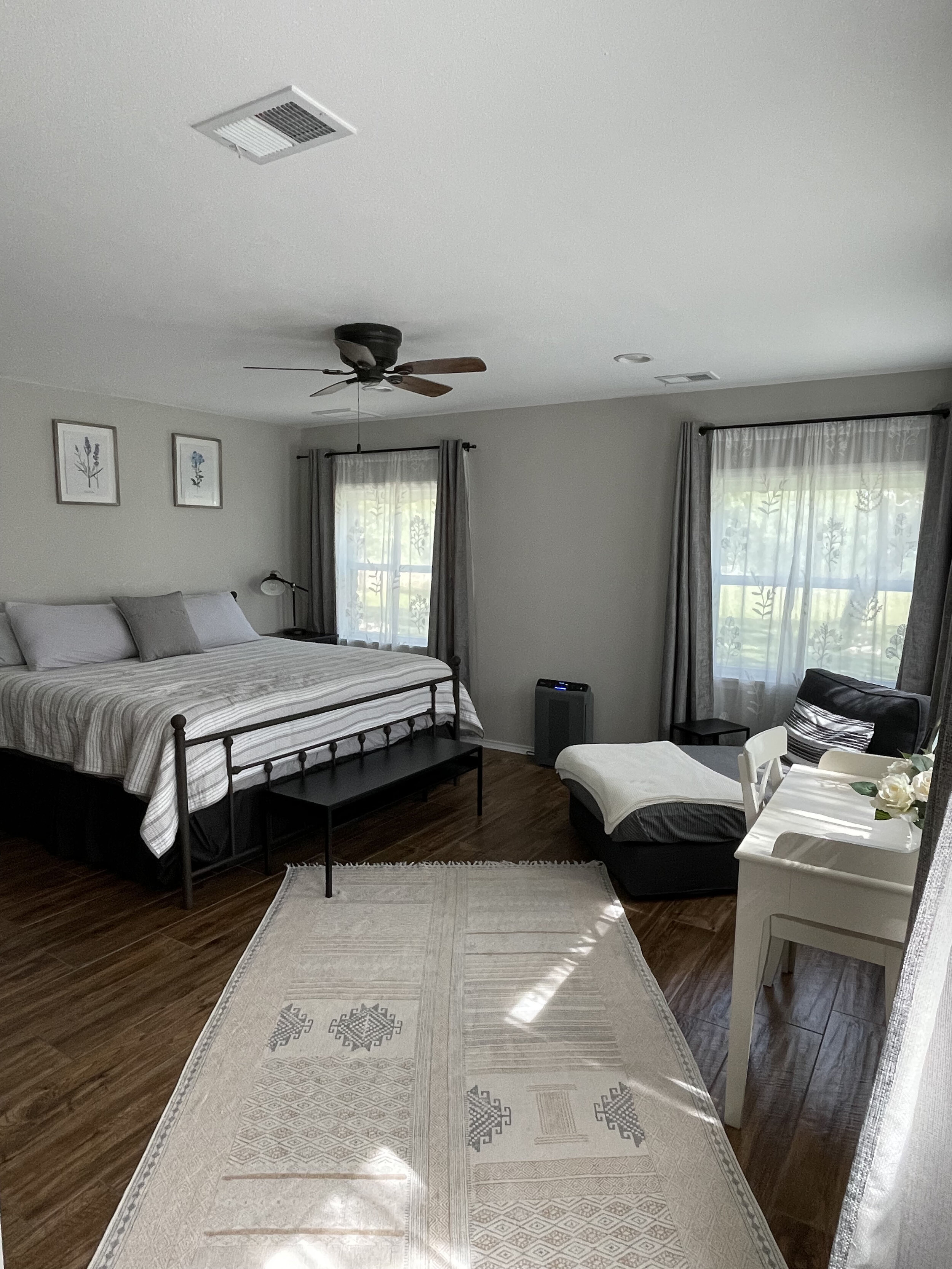 bedroom at LAZY LAVENDER PROPERTIES IN WIMBERLEY, TEXAS