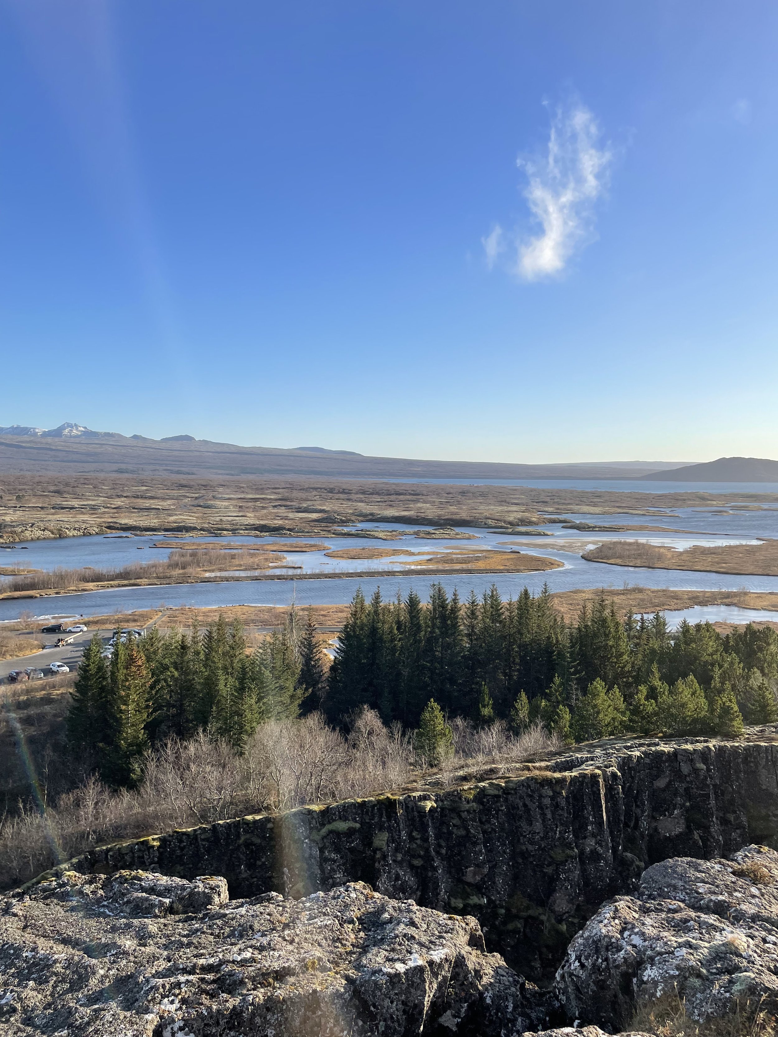 view of the Thingvellir National Park one of the GOLDEN CIRCLE DESTINATIONS