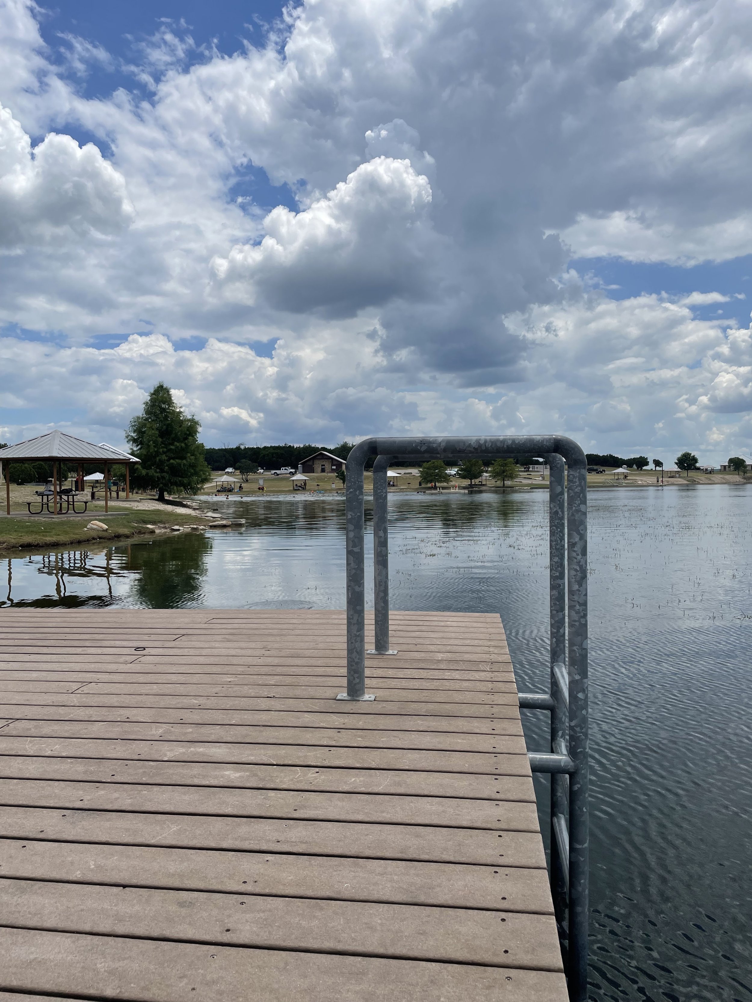 view at the reservoir Glen Rose, Texas