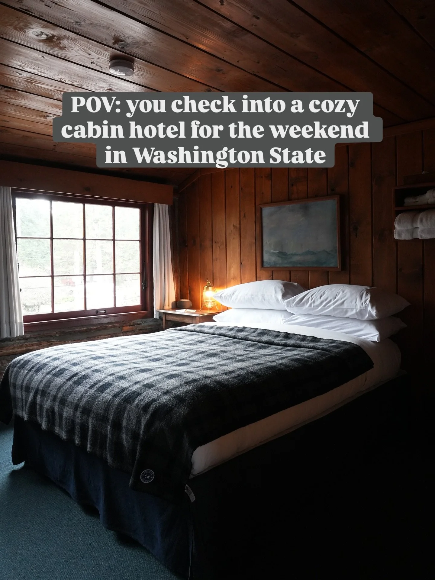 This is one of our favorite hotels on Whidbey Island in Washington State for a cozy escape and to be one with nature. They have various room options with some being dog friendly, an amazing on site restaurant, sauna, tons of places to sit and relax (