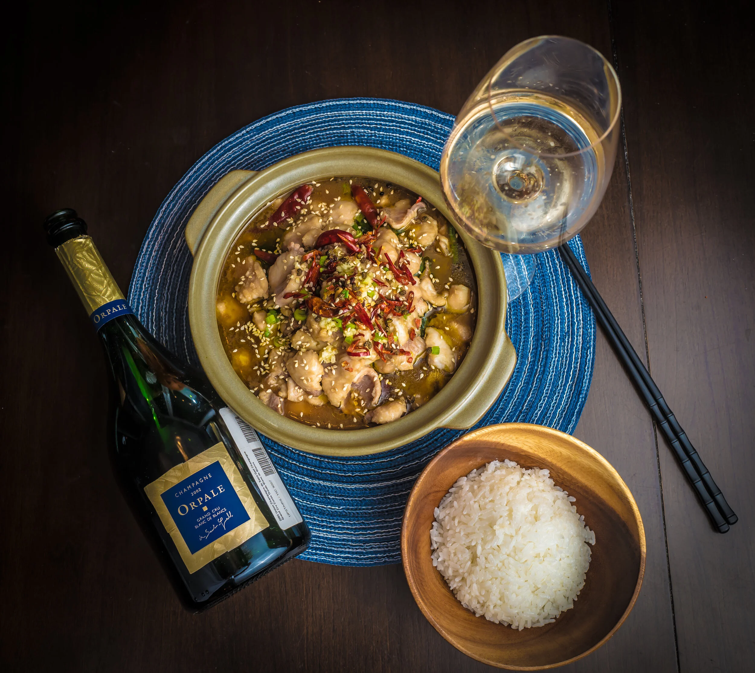 Sichuan Boiled Fish &amp; Champagne