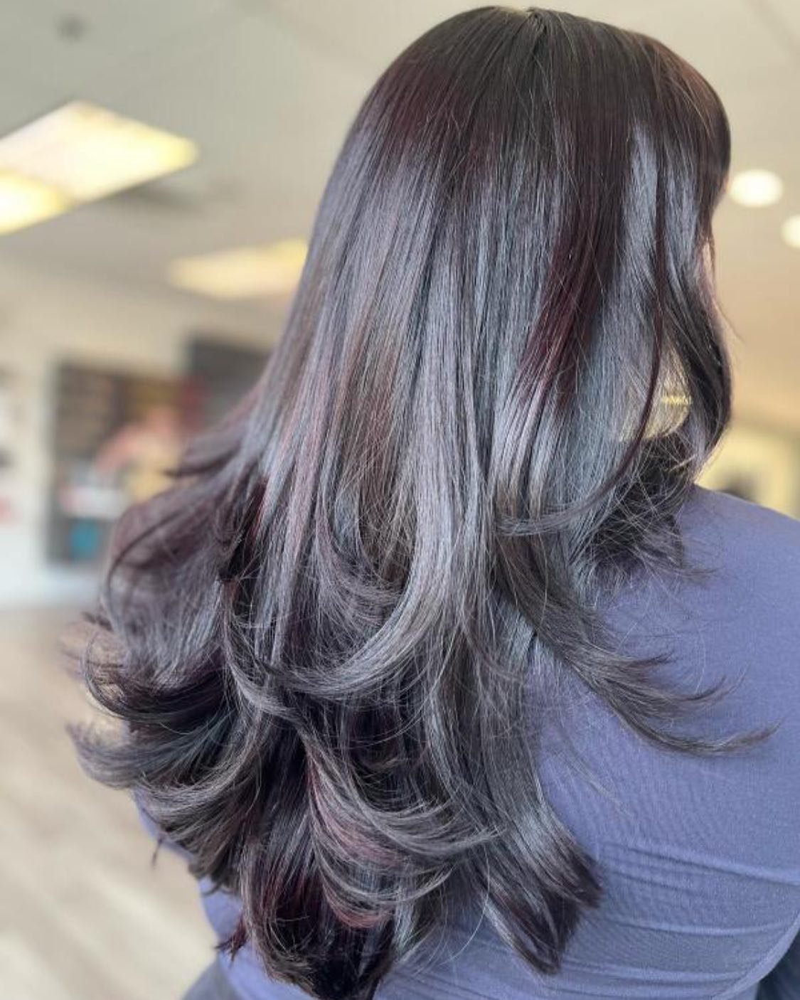 highlights, cut &amp; style | by Cristin F
&bull;
&bull;
&bull;
#themakeupstudiony #thestudiony #brunette #highlights #haircut #hairstyles #hairinspo #darkhair #darkhairbalayage #balayage #behindthechair #maneinterest #babylonvillage #longisland #lon