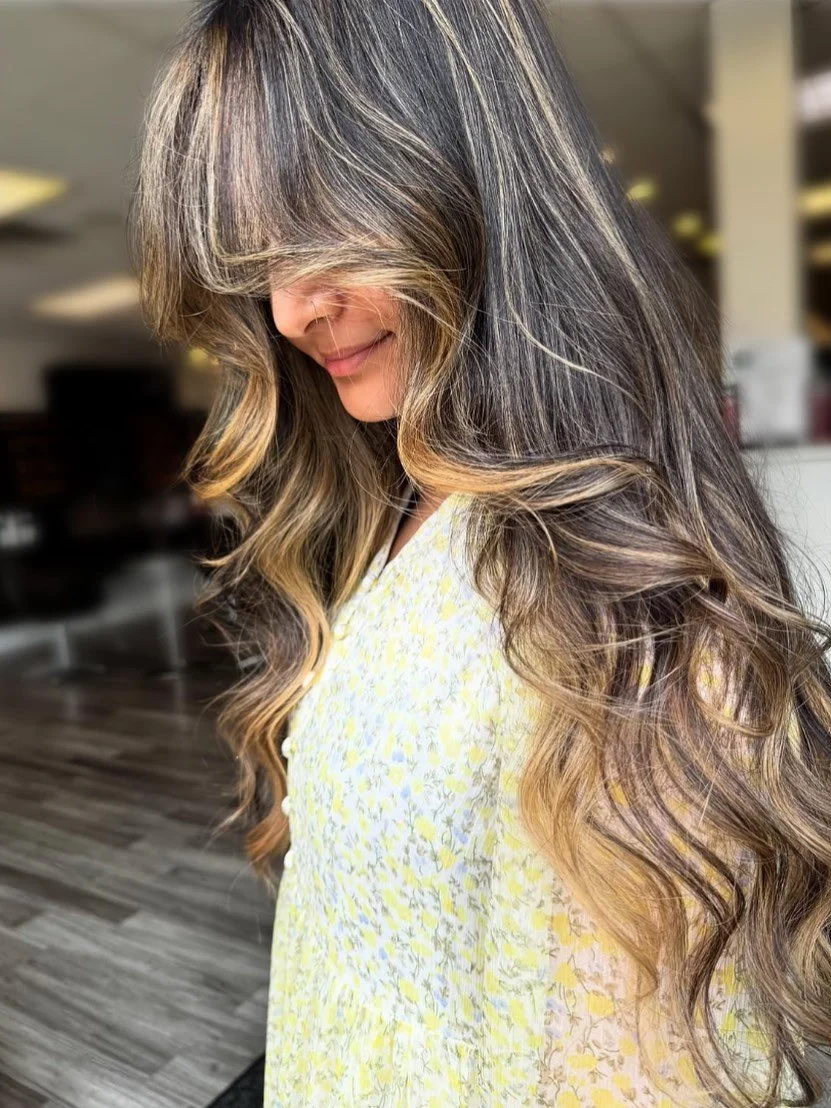 full hair painting, cut &amp; style | by Tori
&bull;
&bull;
&bull;
#themakeupstudiony #thestudiony #hair #hairpainting #balayage #balayageartists #haircolorist #hairstylist #wellacolor #olaplex #blondor #maneinterest #longhairdontcare #behindthechair