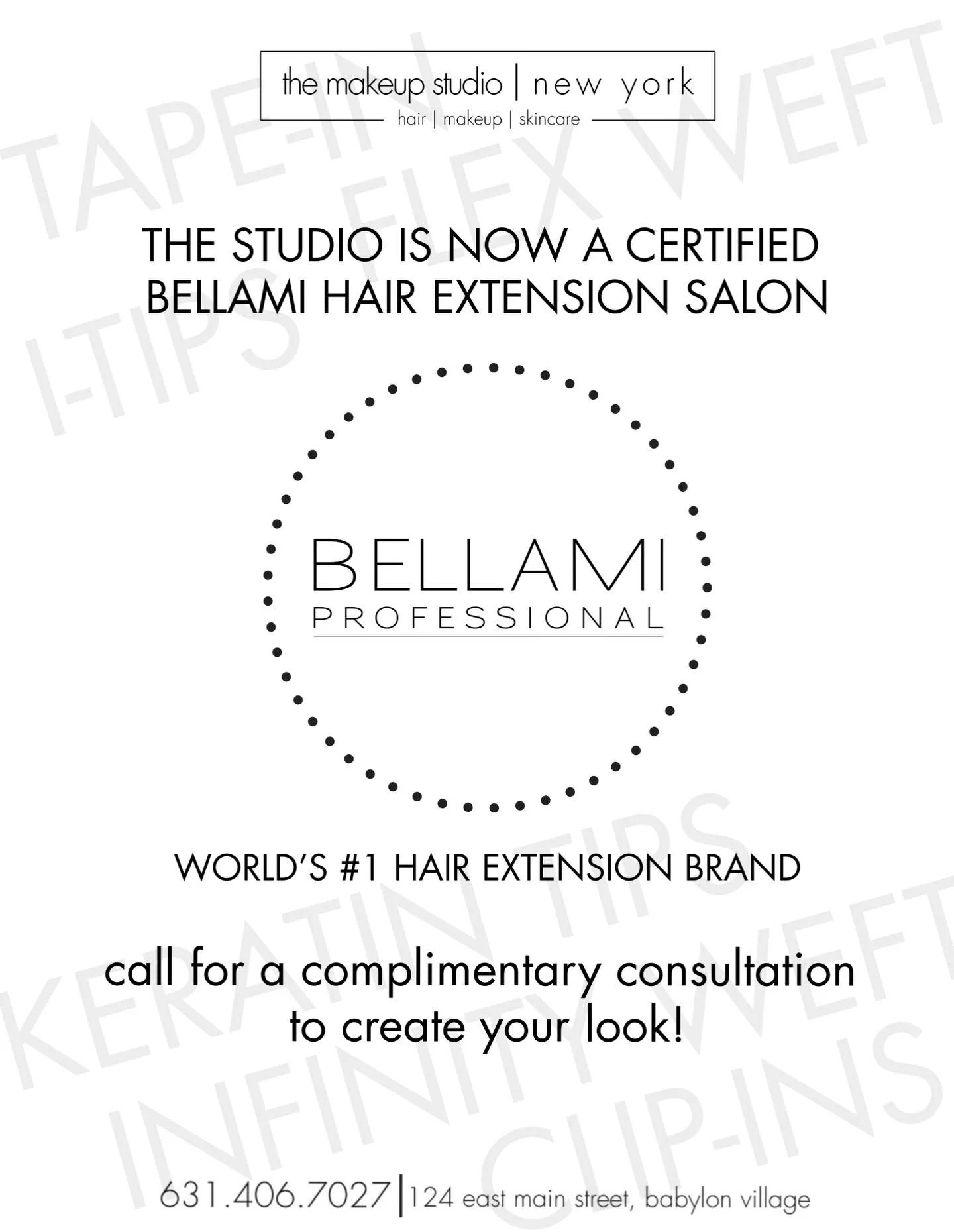 we&rsquo;re so excited to work with the # 1 hair extension brand in the world!! call us for your complimentary consultation! 631.406.7027
&bull;
&bull;
&bull;
#themakeupstudiony #bellamiextensions #bellami #bellamihairextensions #bellamihair #bellami