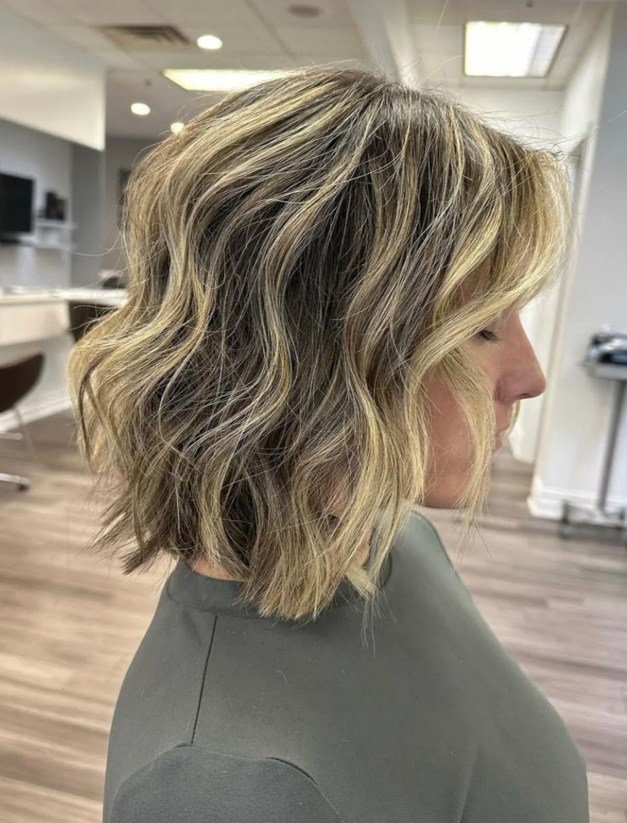  textured bob | cut &amp; style by Elena 