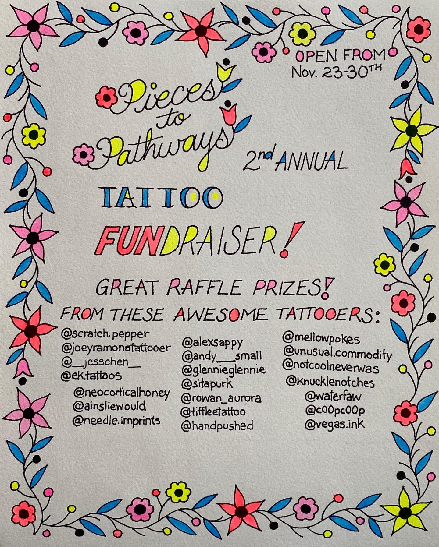 Don&rsquo;t miss out on this amazing raffle hosted by @pieces.to.pathways featuring so many amazing and talented Toronto artists! I couldn&rsquo;t be more proud of my studio-mate Faith (@needle.imprints) for all their hard work putting such a special