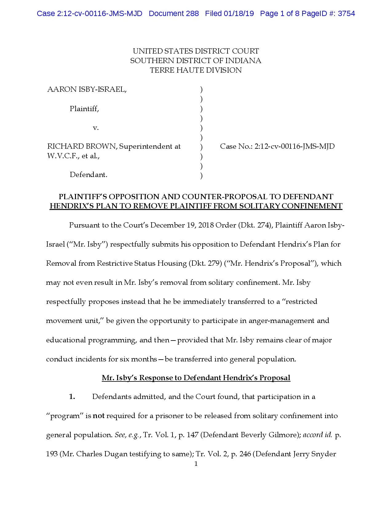 2019-01-18 (Dkt. 288) Isby - Resp. to Hendrix s Proposed Plan (with proposed order)-page-001.jpg