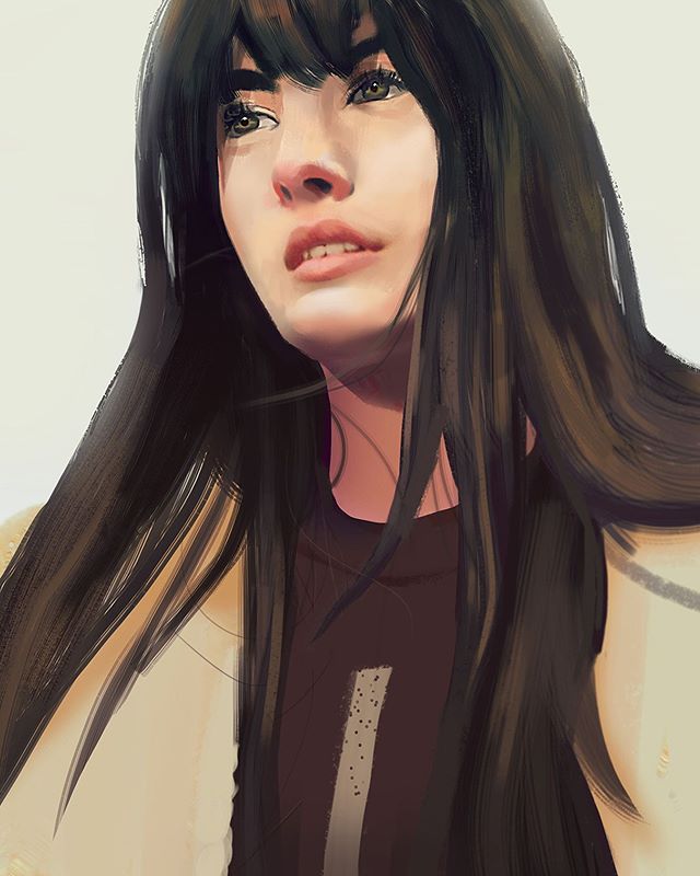 Photo study portrait. Working on hard and soft rendering.