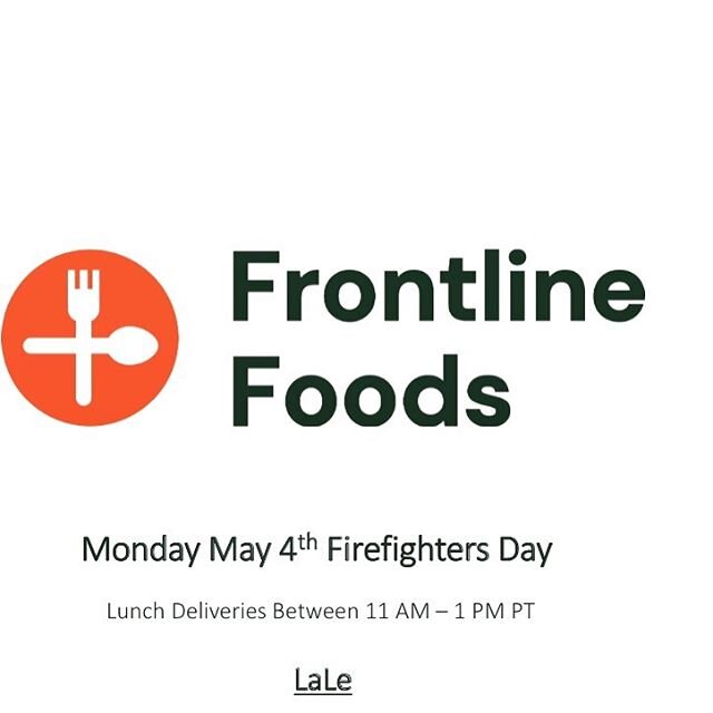 Happy International Firefighters&rsquo; Day! Frontline Foods is proud to partner with @911_day to recognize firefighters and applaud their selfless commitment to the communities they keep safe. We&rsquo;re honored to deliver meals to firefighters and