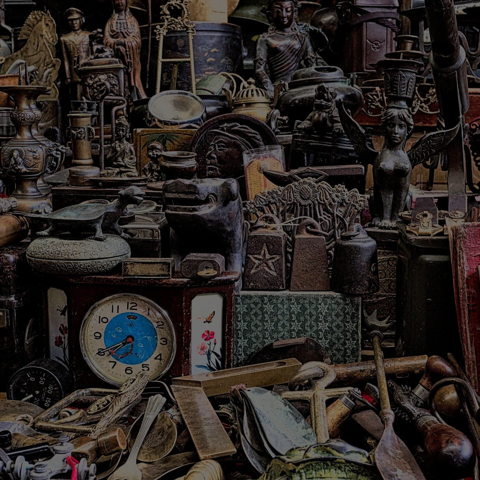 A room covered with things representing the disorganization of ADHD