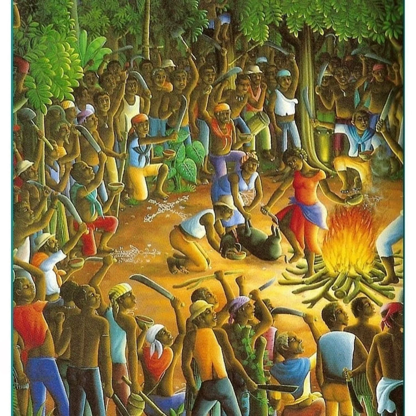 Repost from @inculturedco &ldquo;Learning Hub&rdquo; Ayiti-Boh&iacute;o Archive of 7 years of history content, now organized by decade at www.inculturedco.org/learning-hub-home
&bull;
Happy Bwa Kayiman Day! Today we commemorate 228 years of the cerem